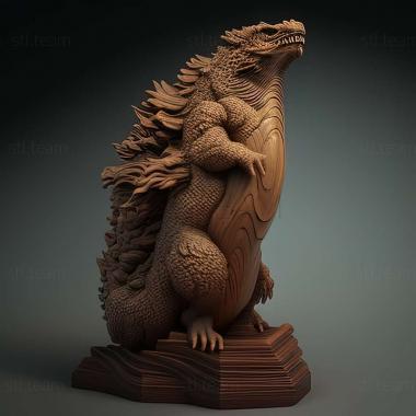 3D model godzilla (STL)